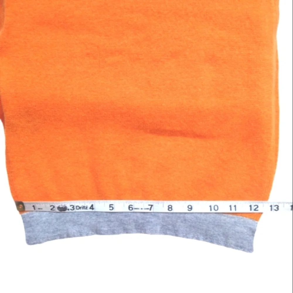 EREDI PISANO Unisex Cashmere Long Scarf Shawl Orange